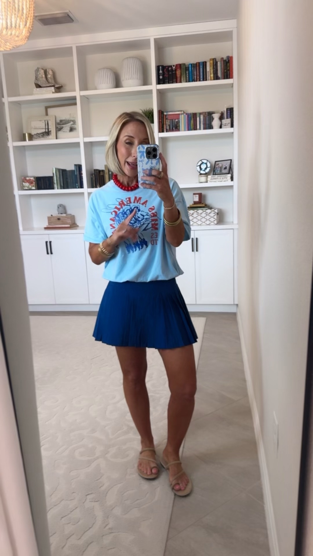 Walmart - activewear haul. Miss Americana Graphic Tee - size Small. $8.98. 3 colors. Pleated Skort - size XS. $24. 4 colors.

#LTKSeasonal #LTKOver40 #LTKActive