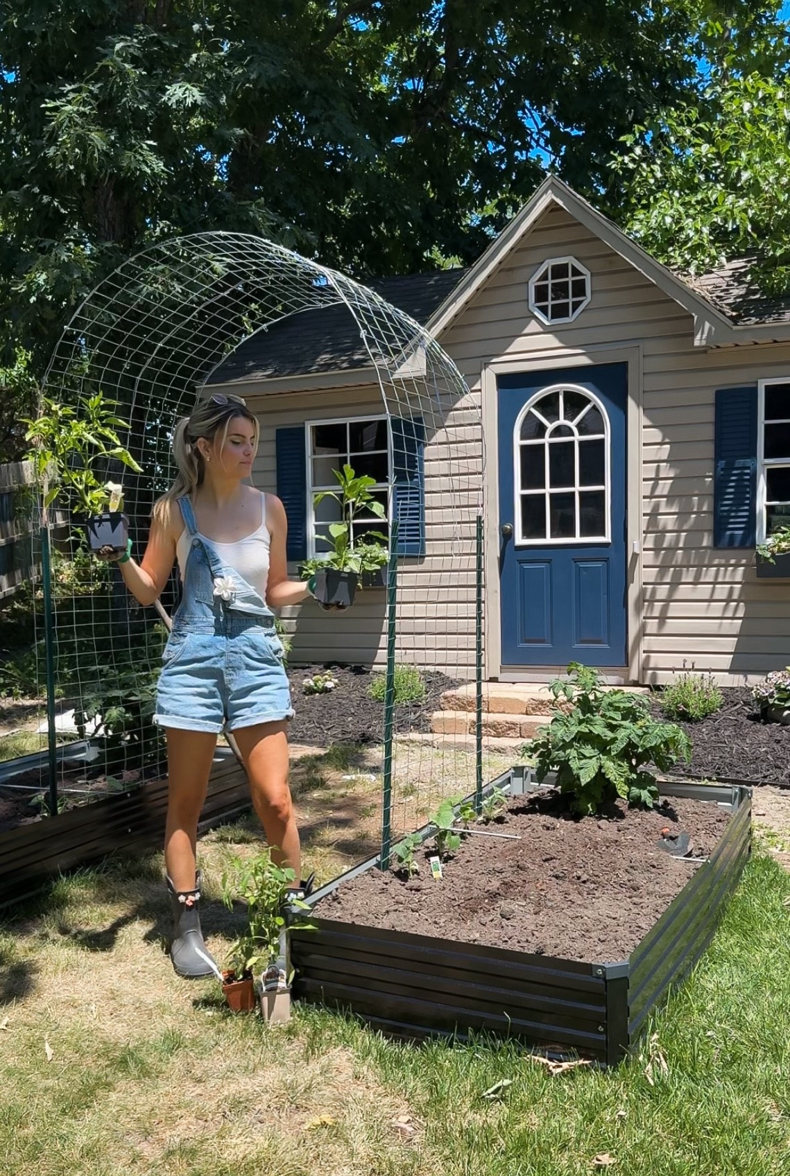 Garden ootd

Overalls, cozy, casual, rain boots, gardening, Amazon, Levi’s, shortalls, tank top, summer style, hot weather outfit

#LTKvlog #LTKootd #LTKdayinmylife