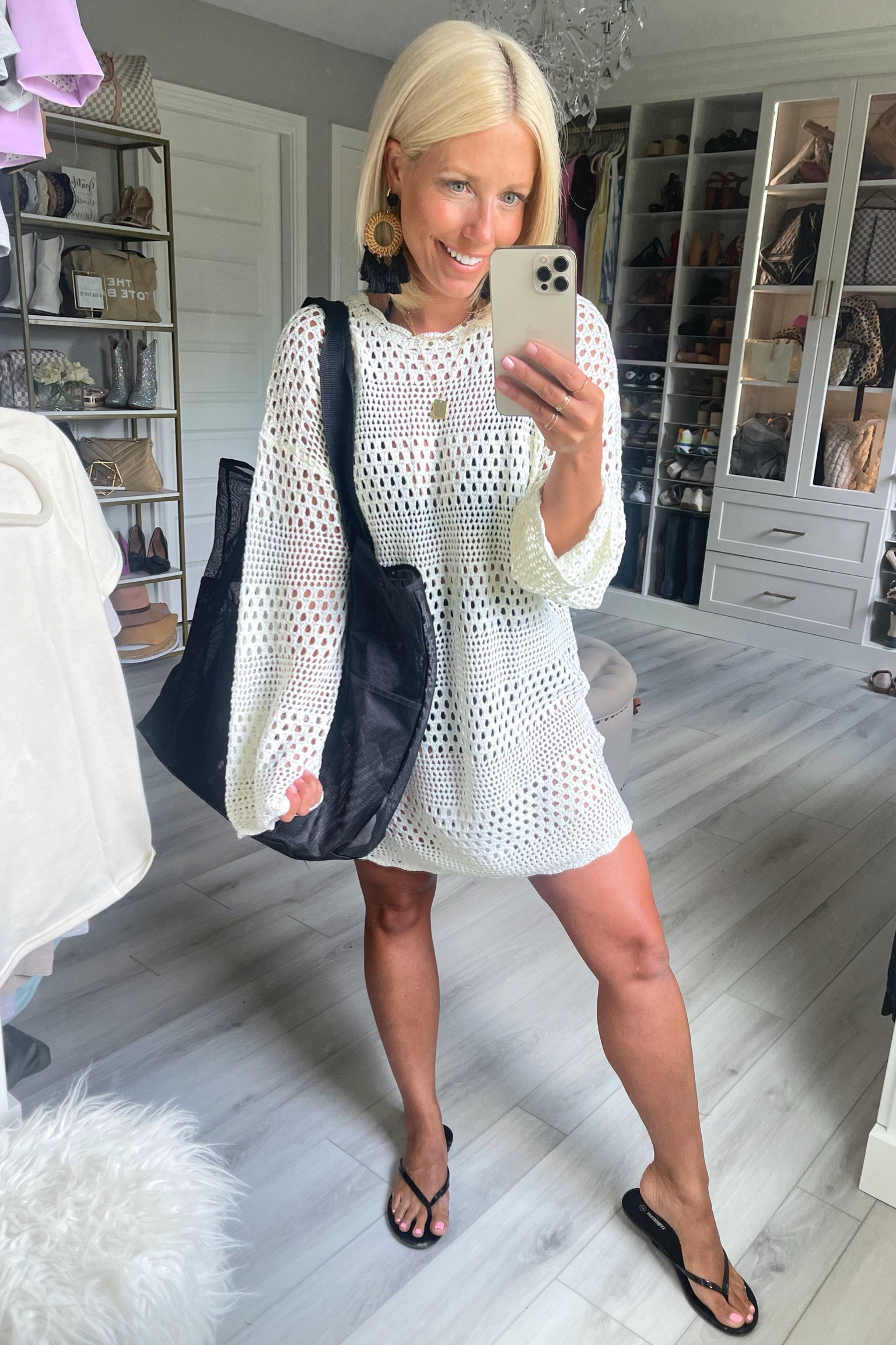 A pretty crochet swim coverup for chilly evenings after a day at the beach! Wearing medium for a roomy fit.

#LTKsalealert #LTKswim #LTKtravel