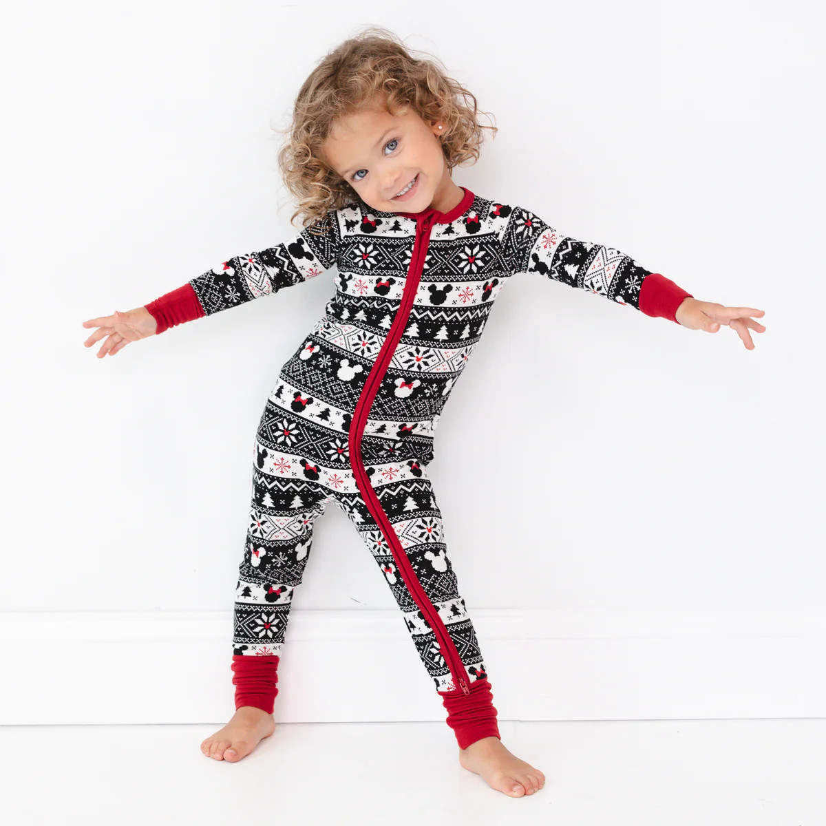 Disney Mickey Fair Isle Zippy | Little Sleepies