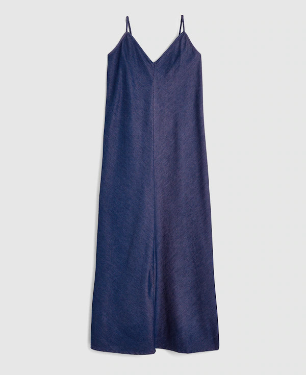 Airy Denim Maxi Slip Dress | Madewell