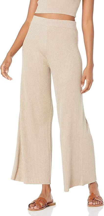Amazon.com: The Drop Women's Catalina Pull-On Rib Sweater Pant, Heather Brown, L : Clothing, Shoe... | Amazon (US)