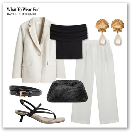 Styling white linen trousers for spring summer 🤍

Date night, evening outfits, heels, blazer style, clutch bag, high street fashion 

#LTKeurope #LTKSeasonal #LTKstyletip