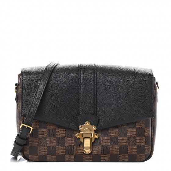 LOUIS VUITTON Damier Ebene Clapton Black | Fashionphile