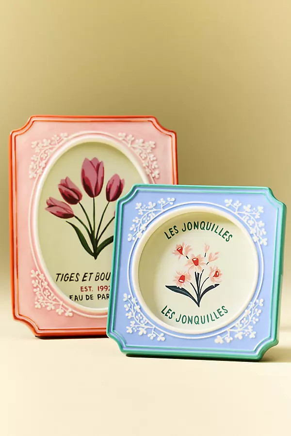 Fleur Ceramic Frame | Anthropologie (US)