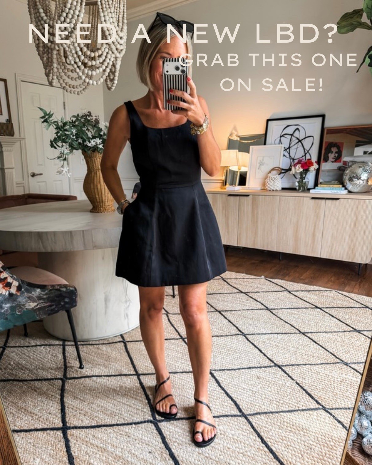 This dress is absolute perfection!  I am in a size 2.  I am 5’2” and about 115 lbs.  Had pockets, great shape, zips up the back! wear casually with a flat sandal or for a graduation or dress it up with a wedge or heel for a wedding
on sale now!🖤

#LTKmomlife #LTKSaleAlert #LTKWedding