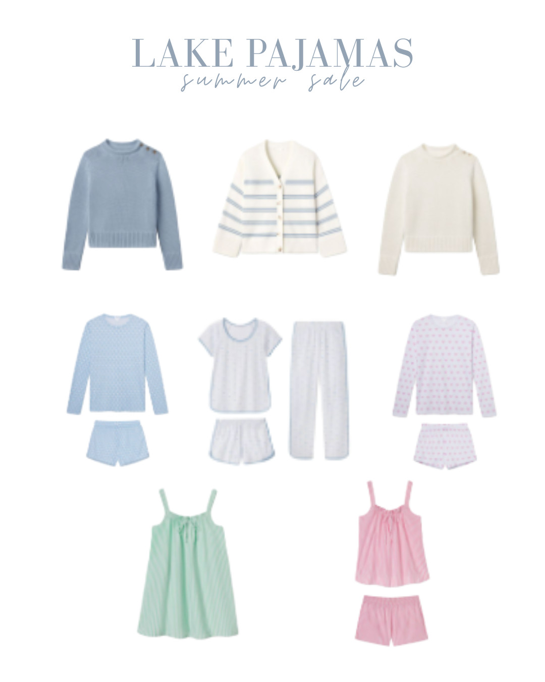 My picks from the Lake Pajamas summer sale! 

 #LTKSeasonal #LTKSaleAlert #LTKFindsUnder100