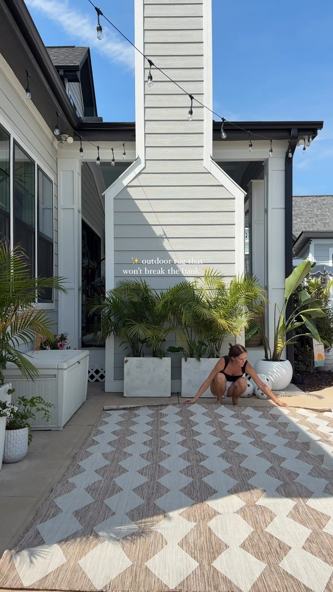 the finishing touch to our outdoor dining area 😍 | best part, it’s under $200 for a 9 x 12 + comes in tons of colors! ✨

#wayfair #wayfaircreator #backyarddesign #outdoordining #outdoorfurniture #outdoorrug #neutralhome #outdoorliving #backyardparty #landscape 

#LTKSeasonal #LTKSaleAlert #LTKHome