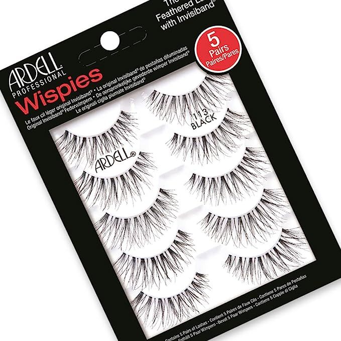 Ardell Wispies 113 Black, 5 Pairs x 1 Pack | Amazon (US)