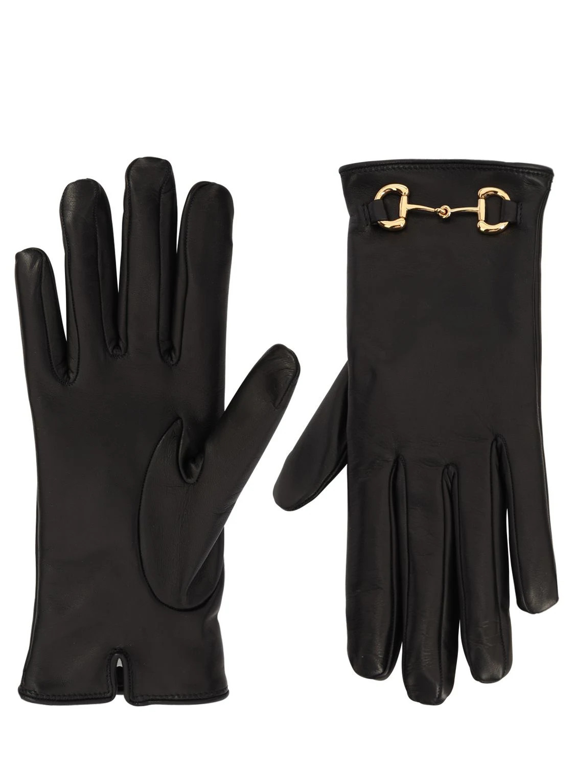 Leather Gloves W/ Horsebit | Luisaviaroma