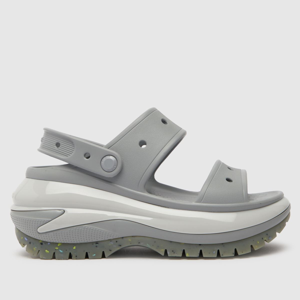 Crocs mega crush sandals in light grey | Schuh