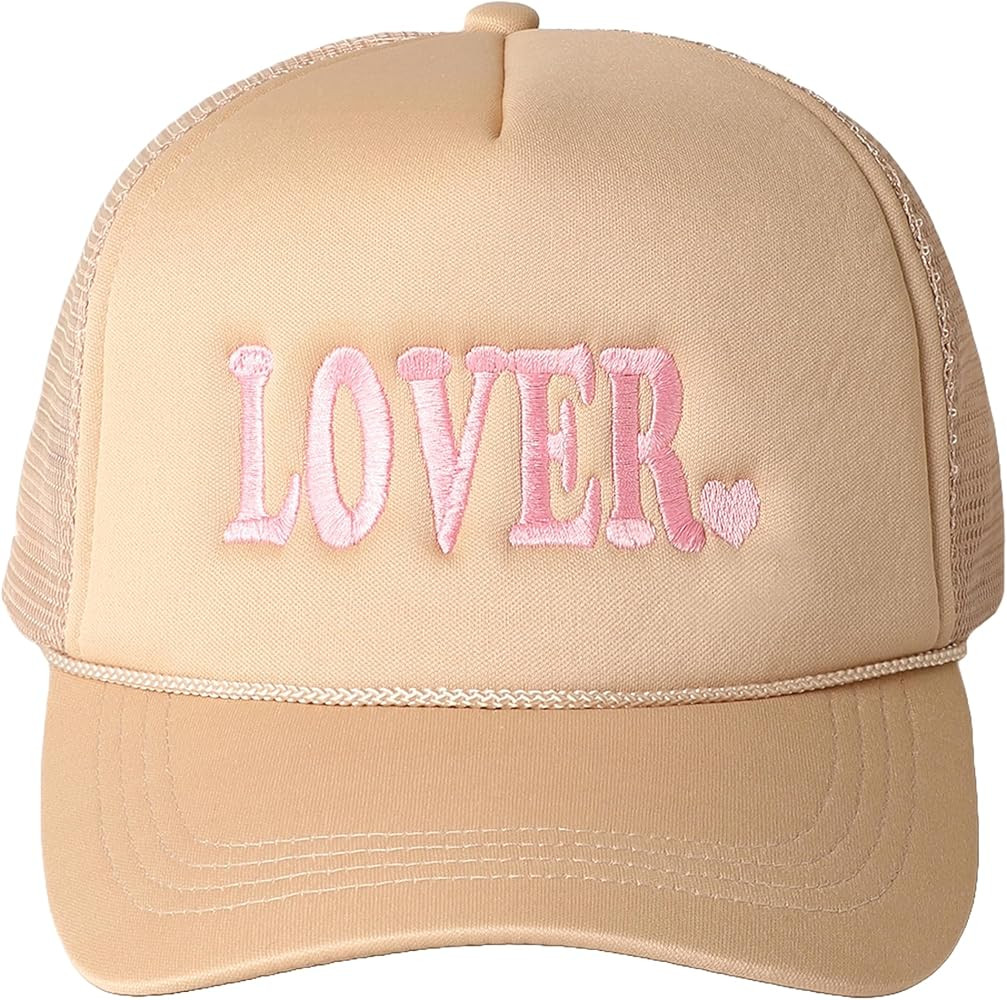 MIRMARU Retro Foam Mesh Trucker hat Trendy Design Summer Baseball Cap for Womens | Amazon (US)