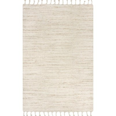 allen + roth Selena 5 x 8 Natural Linen Indoor Area Rug Lowes.com | Lowe's