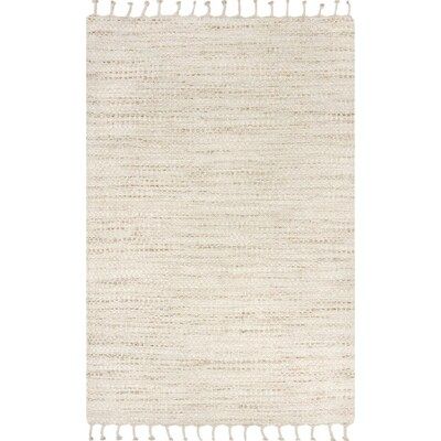 allen + roth Selena 5 x 8 Natural Linen Indoor Area Rug Lowes.com | Lowe's