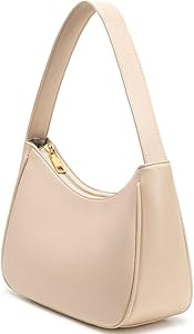 Shoulder Bags for Women, Cute Hobo Tote Handbag Mini Clutch Purse with Zipper Closure | Amazon (US)