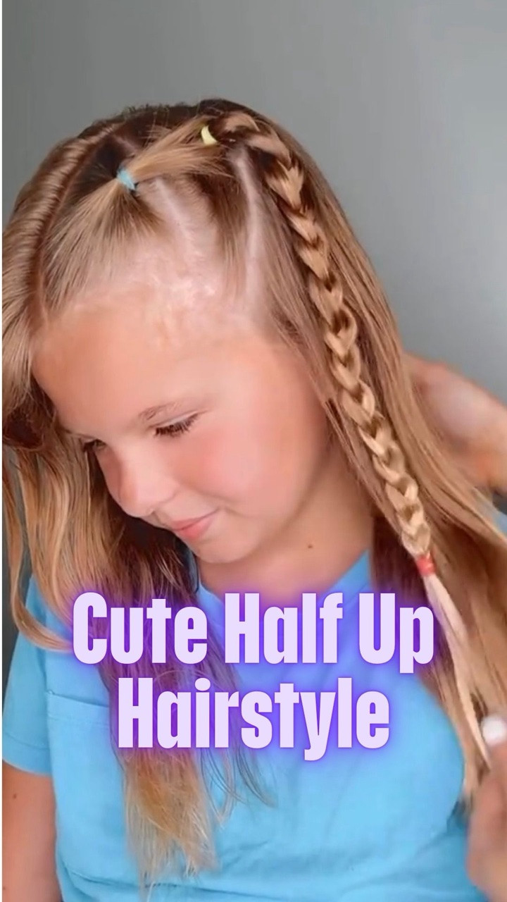 EASY HALF UP HAIRSTYLE 🩷 This is the cutest and easiest hairstyle for girls! I just love this one! I’m sharing my favorite hair products with you, too!! Love for you to follow us for daily hairstyle!!

#LTKBeauty