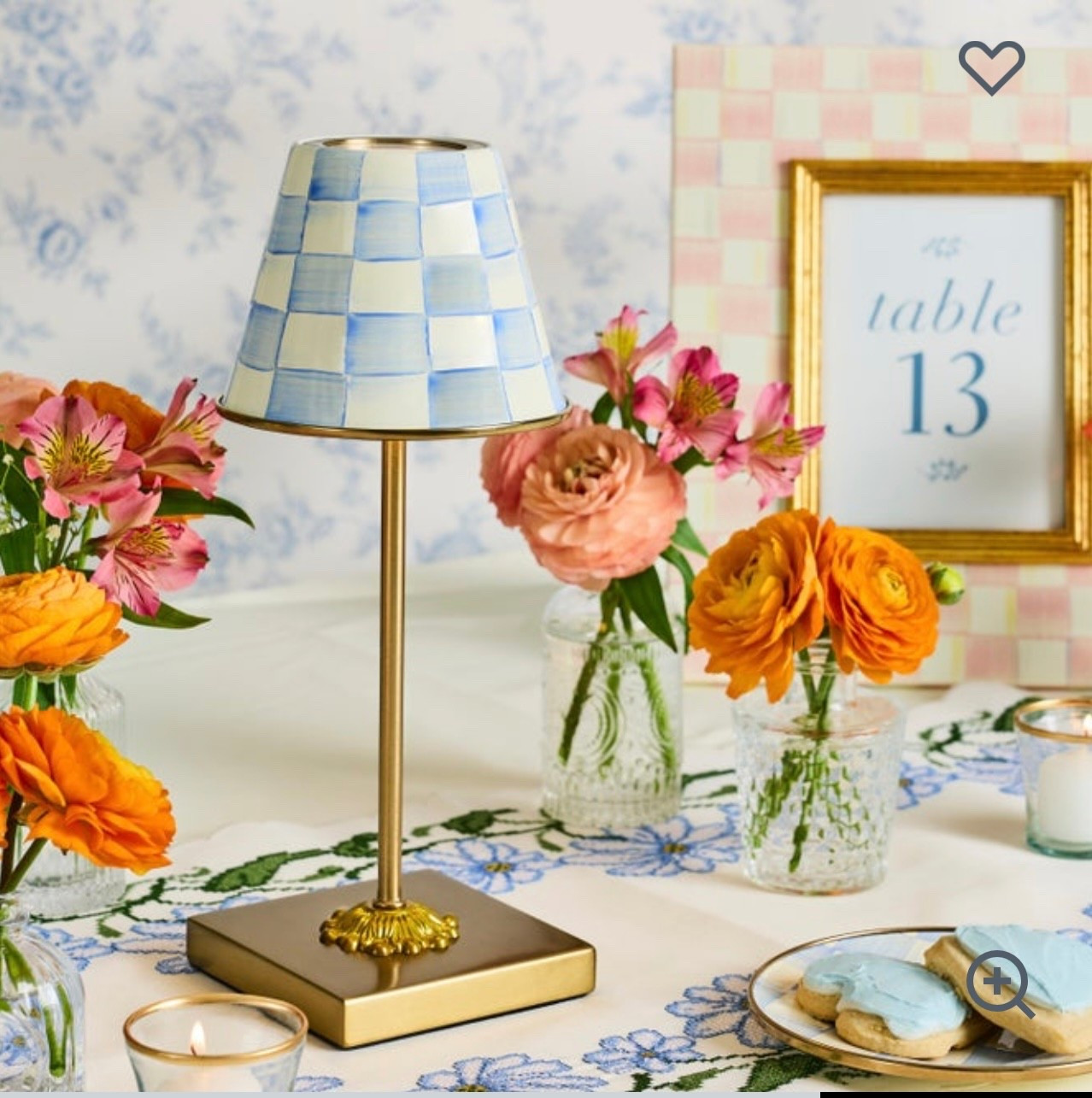 Brand new Mackenzie Childs Sky check this new rechargeable light comes in many colors

#LTKHome #LTKU #LTKSaleAlert
