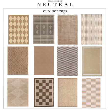 Neutral Outdoor Rugs | checkerboard rug | checks rug | checkered rug | neutral rug | Target rug | studio McGee rug | trellis rug 

#LTKunder100 #LTKhome #LTKSeasonal