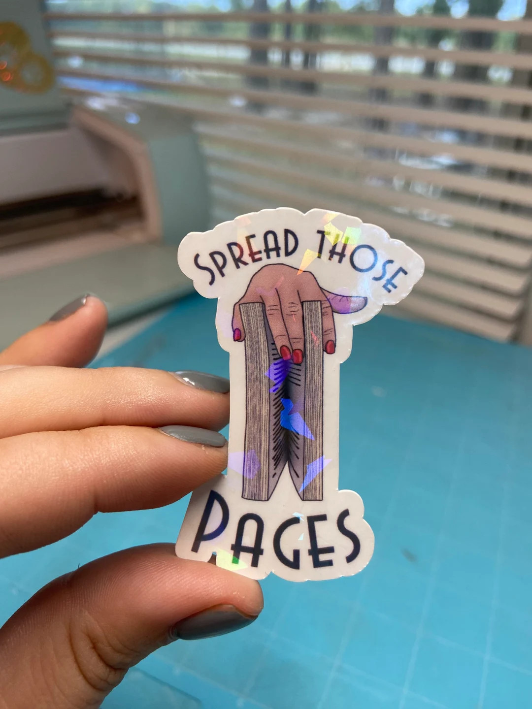 Spread Those Pages Sticker Smut Stickers Kindle Sticker - Etsy | Etsy (US)