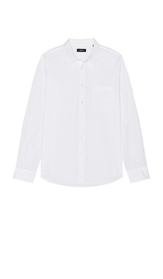 Theory Weekend Button Down Shirt in White. - size M | Revolve Clothing (Global)
