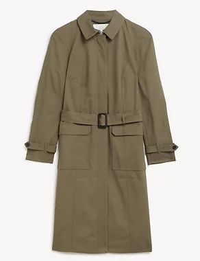 Pure Cotton Belted Trench Coat | JAEGER | M&S | Marks & Spencer (UK)