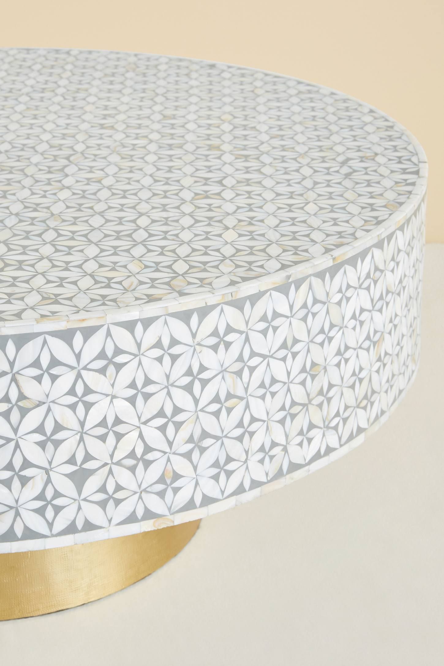 Targua Mother-of-Pearl Petite Coffee Table | Anthropologie (UK)