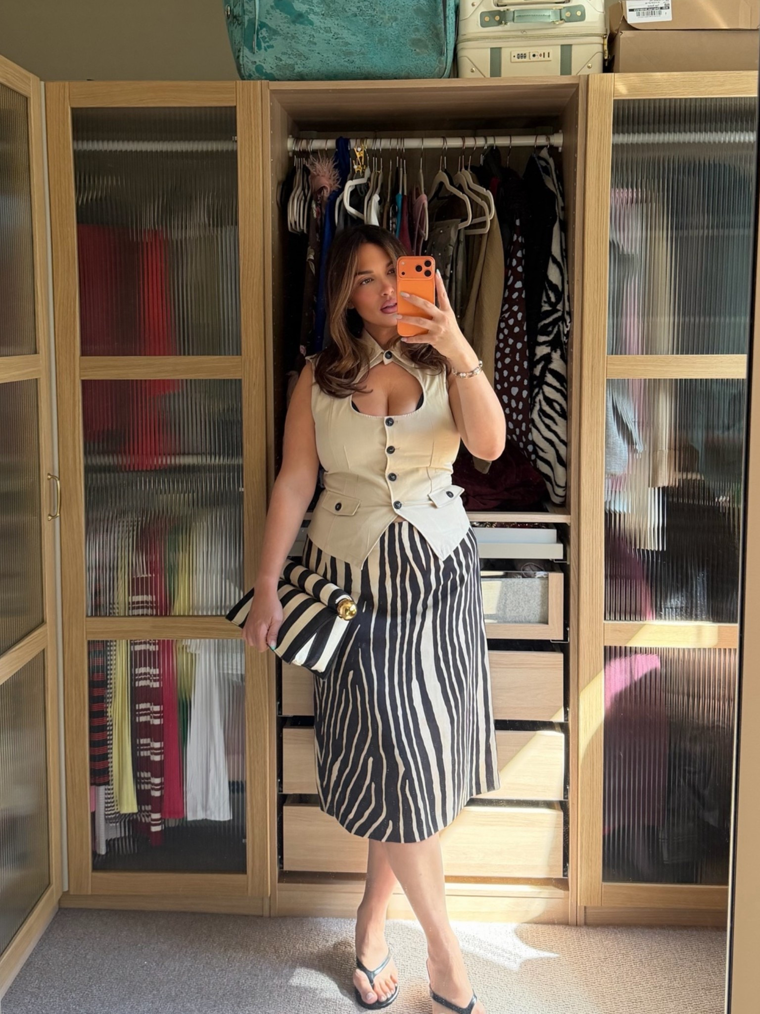 Wearing size 14 skirt  and size L top

#LTKFashionMonth #LTKmidsize