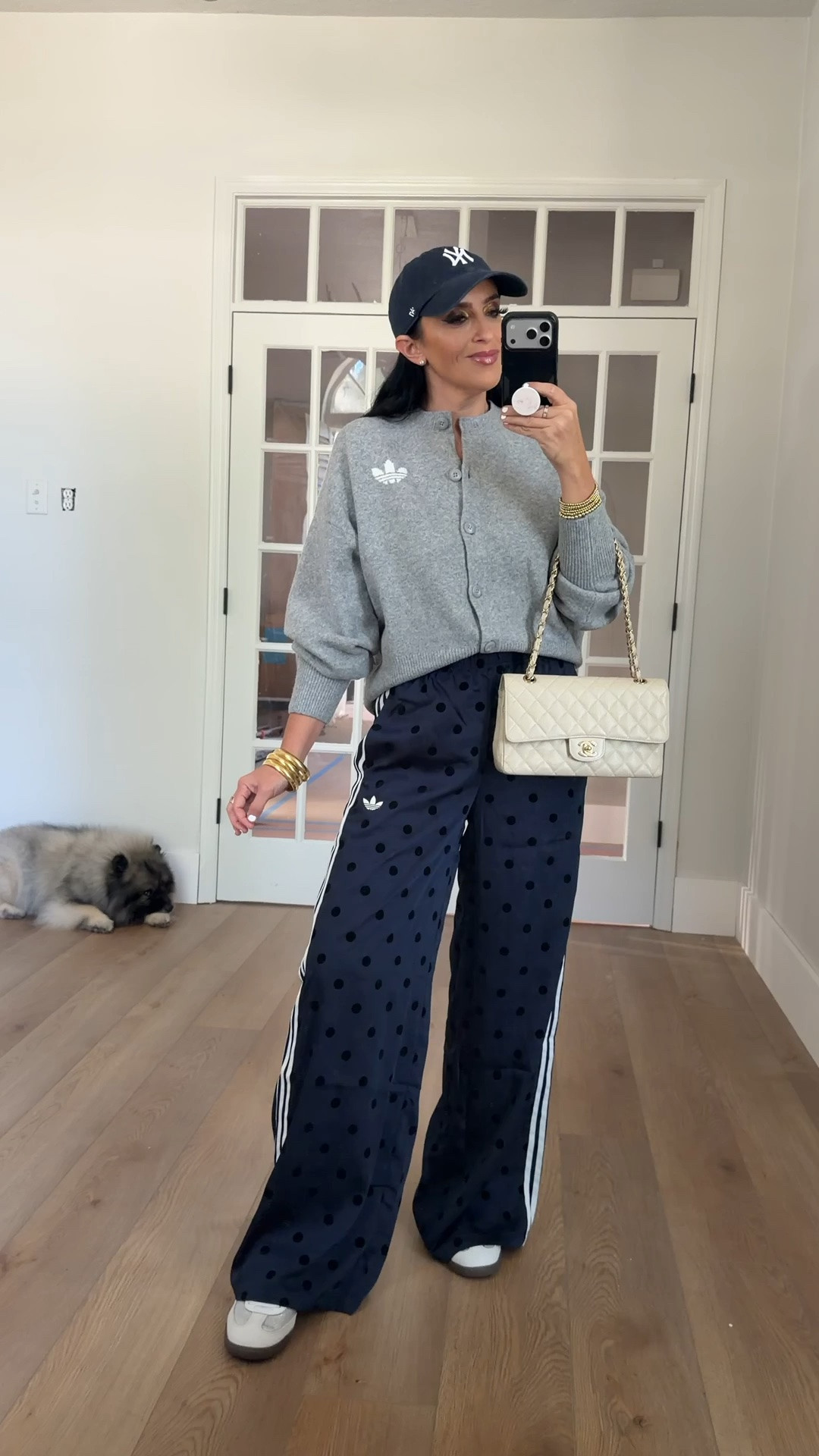 Adidas polka dot pants just re released and will sell out!