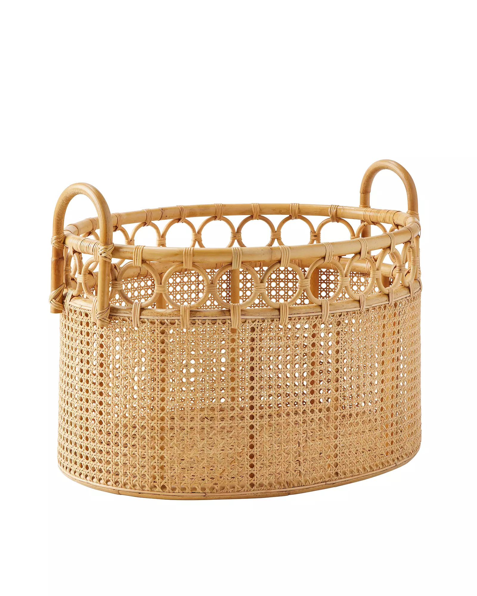 Westchester Rattan Storage Basket | Serena and Lily