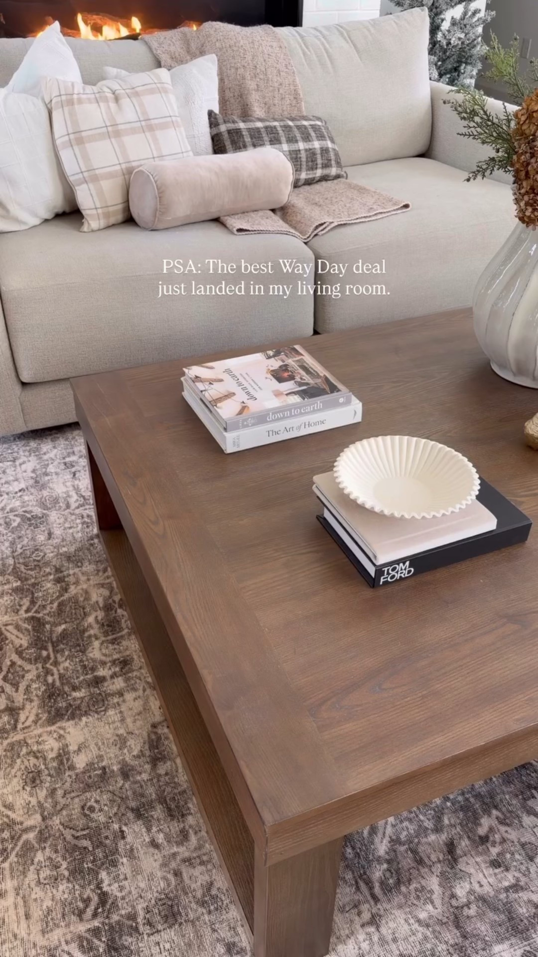 Way Day did what Way Day does best 🤝
Snagged this coffee table for a STEAL and I can’t get over how good it looks in the space. It instantly warmed up the whole space. ✨

Comment ‘LINK’ and I’ll DM you everything you see pictured.

https://liketk.it/5vzhk

#wayday #wayfairfinds #wayfairwayday #homedecor #coffeetablestyling 
#neutralhome #modernfarmhouse #transitionalhome #pennsylvaniahomes 
#homeinspo #interiorandhome #decorinspo #ltkhome #homestylingideas 
#interiordetails #myhomevibe #homedesignlove