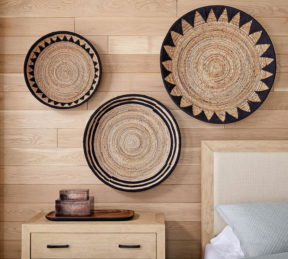 Sunny Handwoven Basket Wall Art | Pottery Barn (US)
