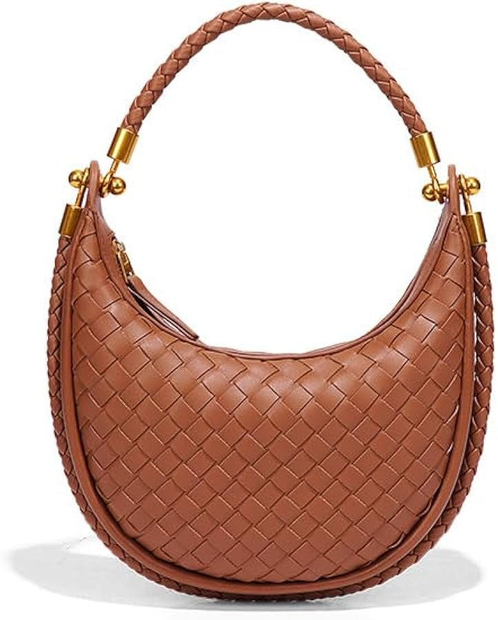 Women's Woven Crescent Bag Multiway Shoulder/Underarm/Handbag | Amazon (US)