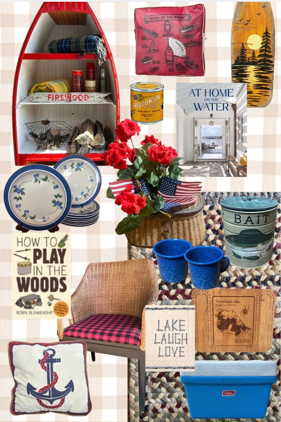 Lake House Decor| Vintage Cabin Finds for Summer at the Lake

#LTKHome #LTKSeasonal