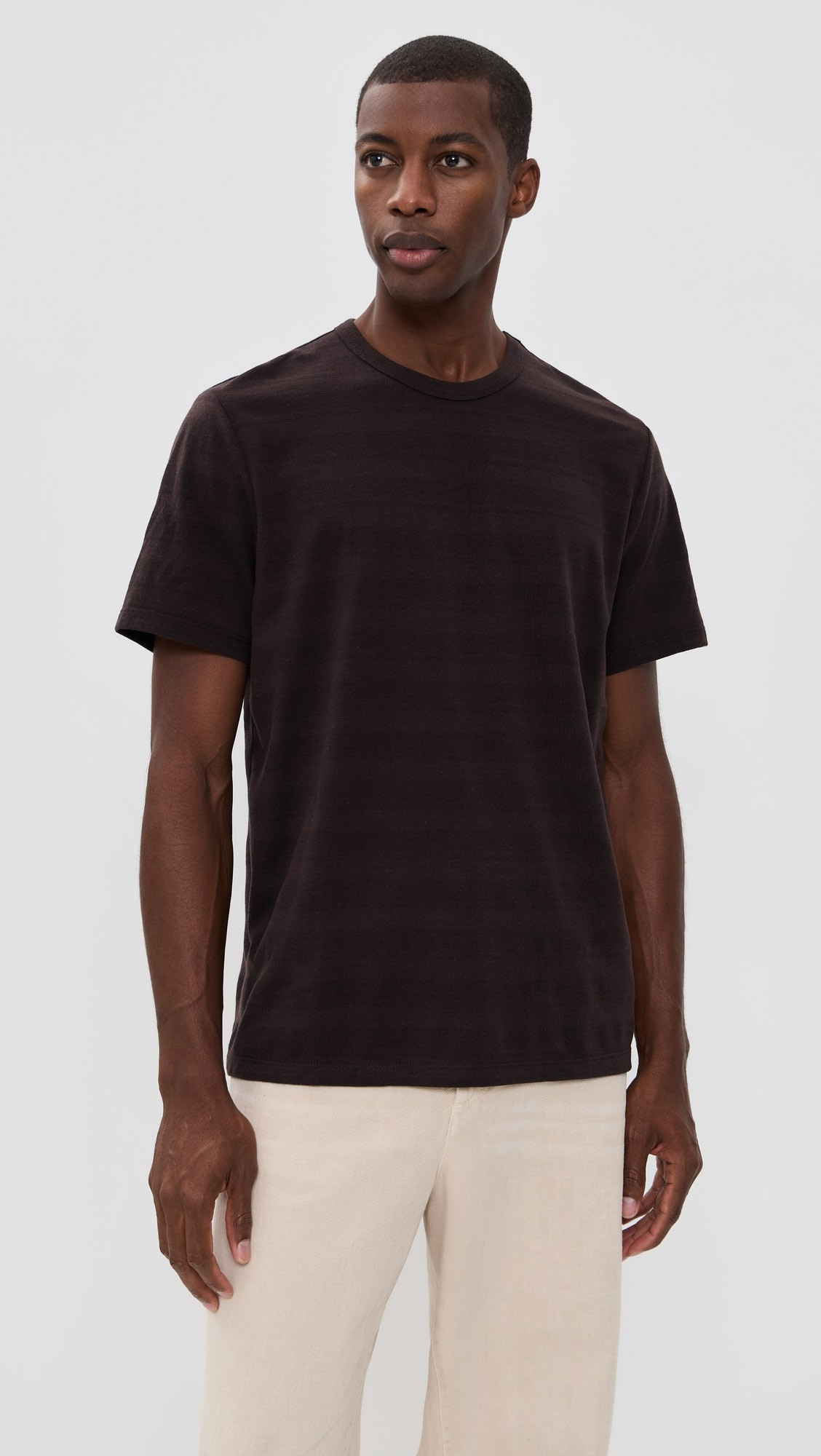 Signature Jacquard Crew Tee | Shopbop