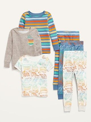 Unisex 6-Piece Pajama Set for Toddler & Baby | Old Navy (US)