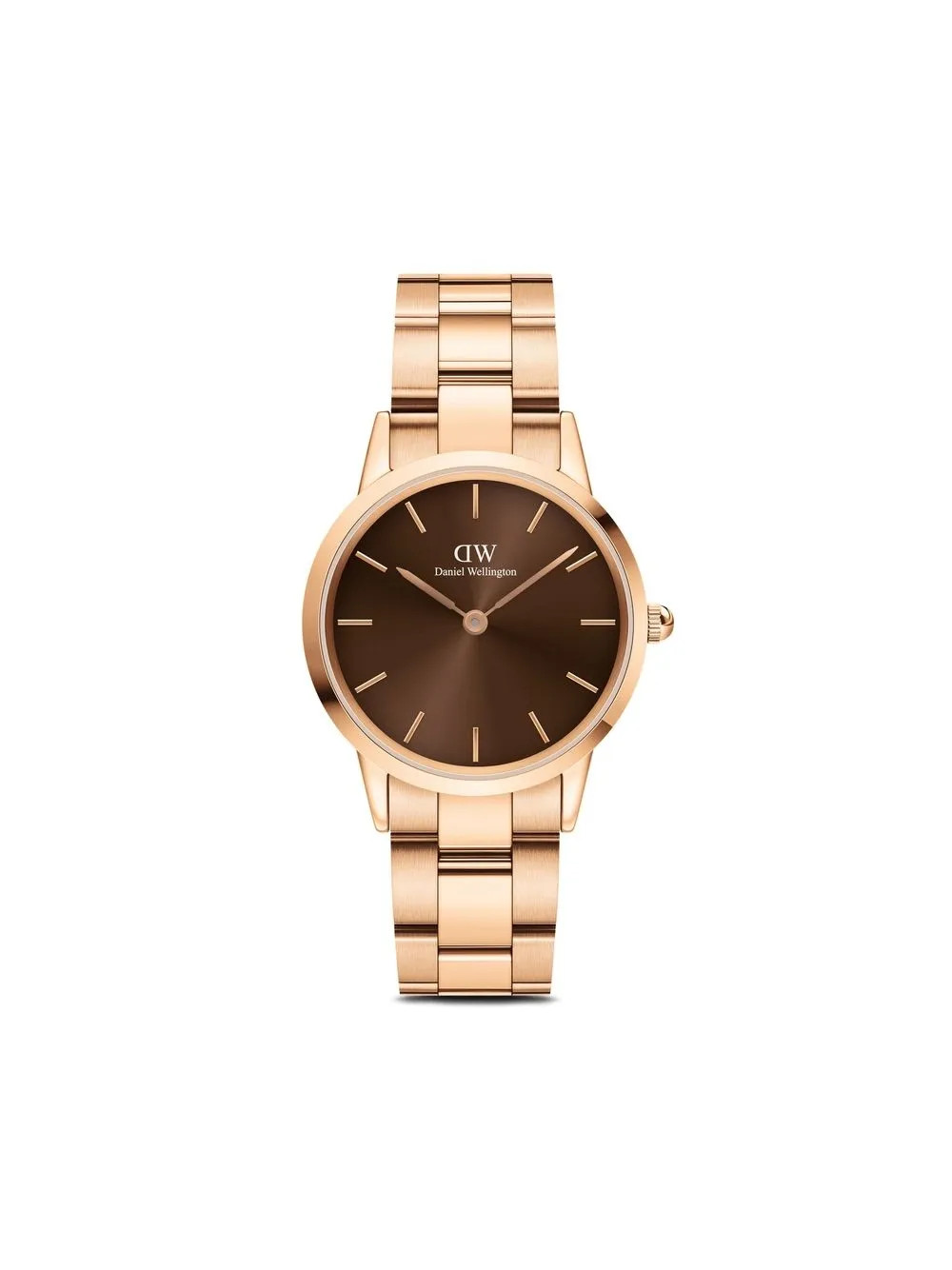Daniel Wellington Iconic Link Amber 32mm | Brown | FARFETCH | Farfetch Global