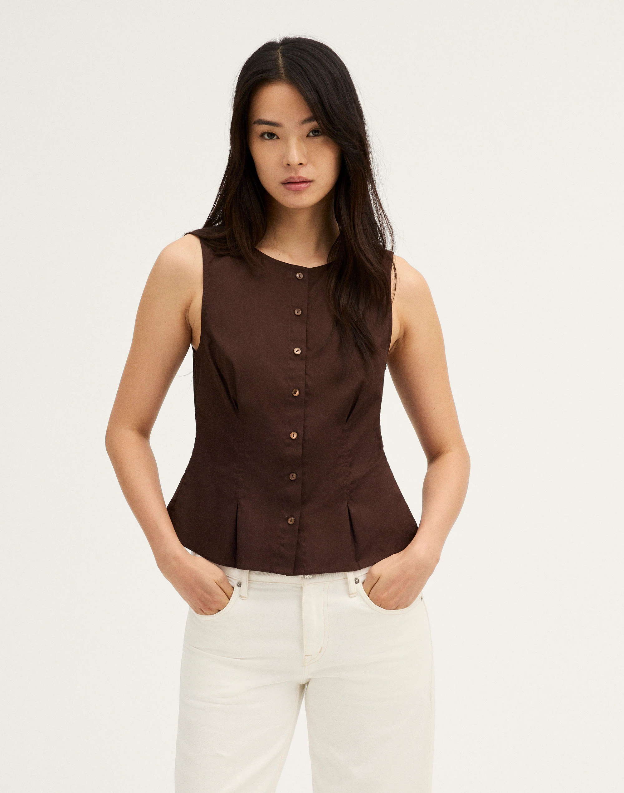 The Rosalie Sleeveless Top | Madewell