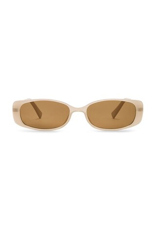 Le Specs Lil Starlight Sunglasses in Oatmeal & Tan Tint from Revolve.com | Revolve Clothing (Global)