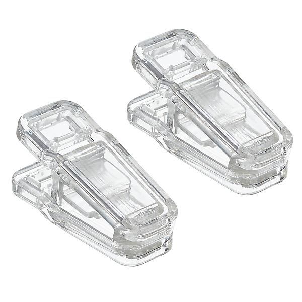 Clear Slim Pant/Skirt Hanger Clips Pkg/10 | The Container Store