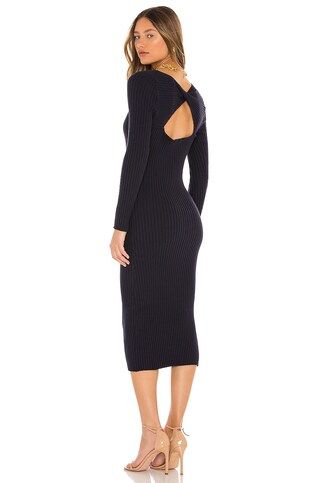 525 Twist Back Dress in Ink from Revolve.com | Revolve Clothing (Global)