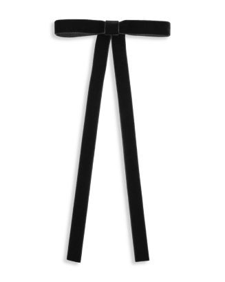 Black Velvet Bow Hair Barrette - Exclusive | Bloomingdale's (US)