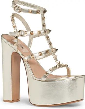 Rockstud Platform Sandal (Women) | Nordstrom