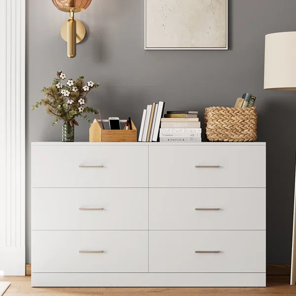 Alisen 6 - Drawer Double Dresser | Wayfair North America
