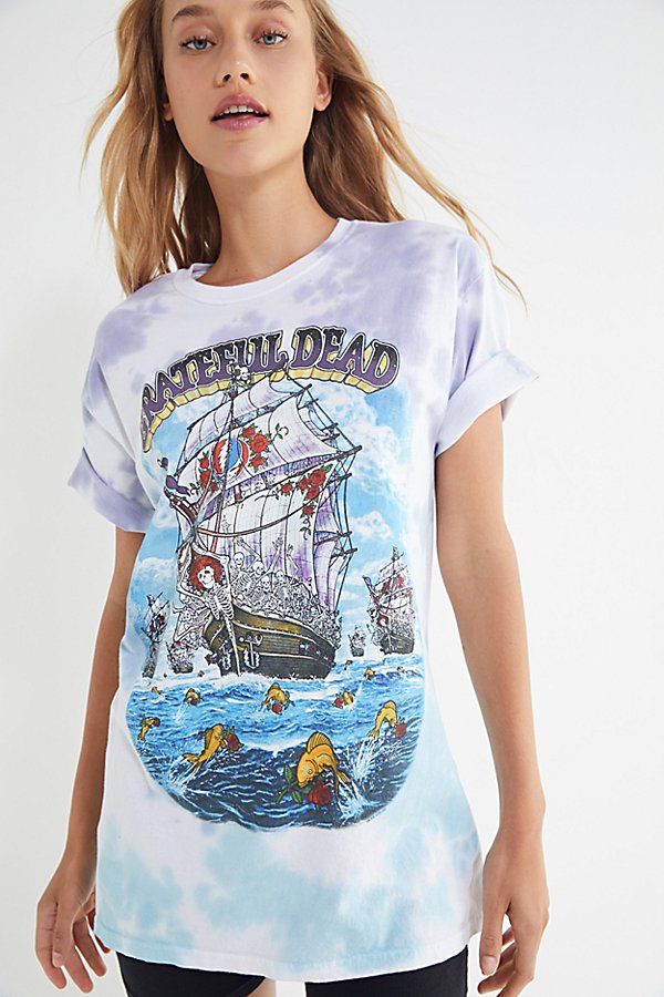 Junk Food Grateful Dead Tie-Dye Tee - Assorted XS at Urban Outfitters | Urban Outfitters (US and RoW)