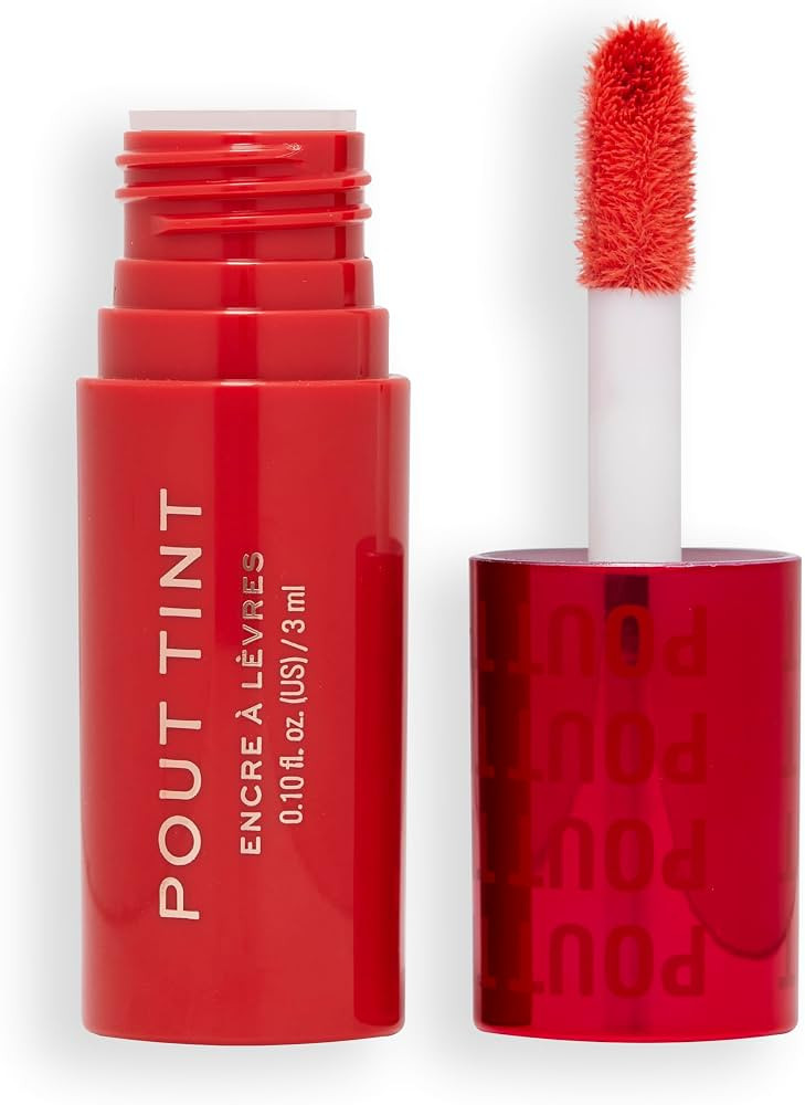 Makeup Revolution, Pout Tint Lip Gloss, Lightweight & Buildable Formula, Gloss to Stain Finish, S... | Amazon (US)