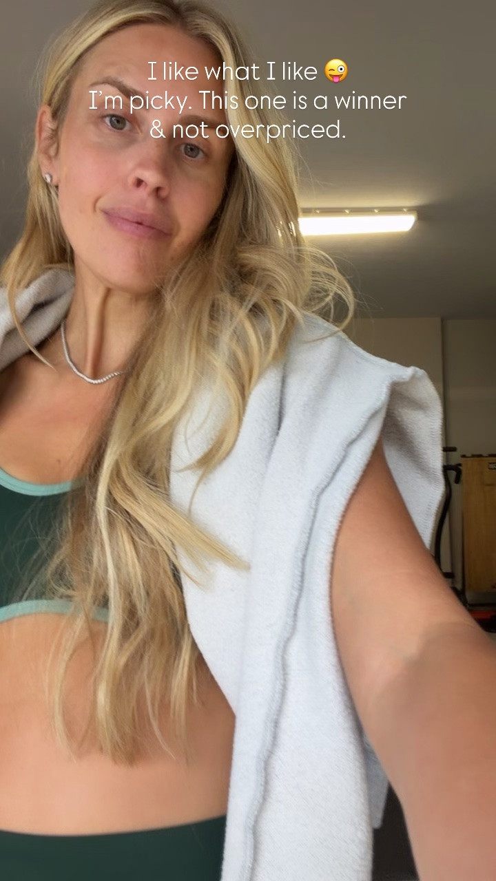 Wearing M top and bottom