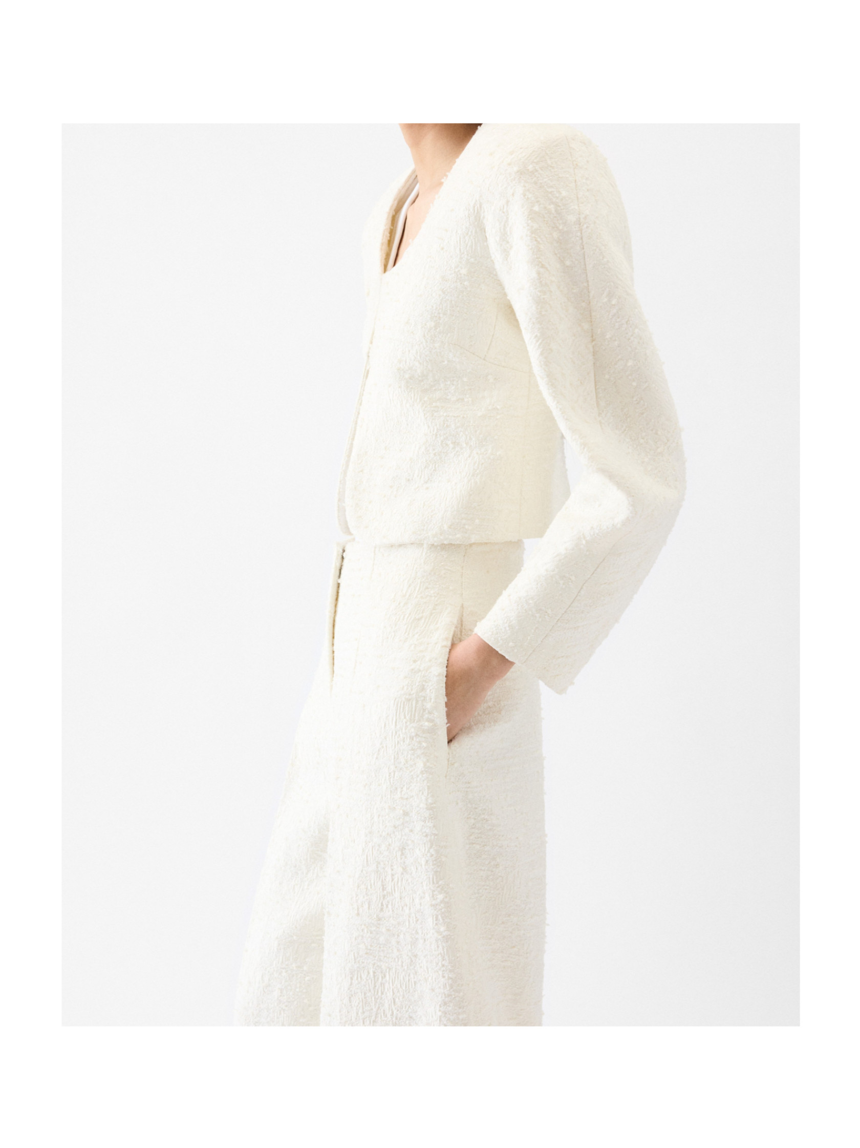 cropped tweed jacket | Senser US