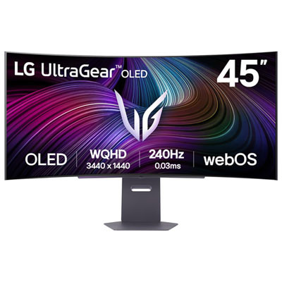LG UltraGear 45" WQHD 240Hz 0.03ms GTG Curved OLED G-Sync FreeSync Gaming Monitor (45GX90SA-B) - ... | Best Buy Canada