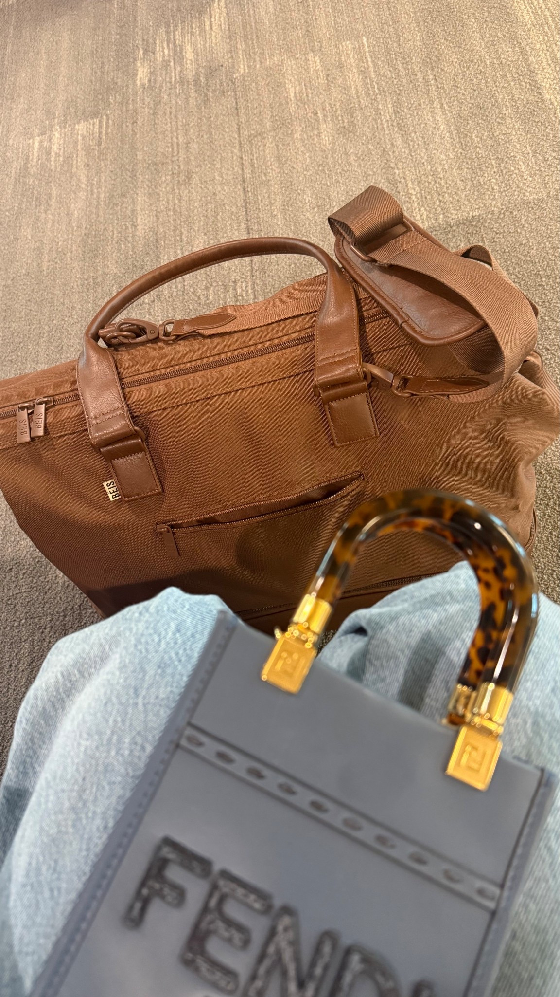 I am typically not a carry on girl, but I LOVE this Beis carryon duffel I got for Christmas as a gift. It’s so well thought out, has a laptop sleeve, shoe compartment and even a key ring 

#LTKdayinmylife #LTKTravel #LTKSaleAlert