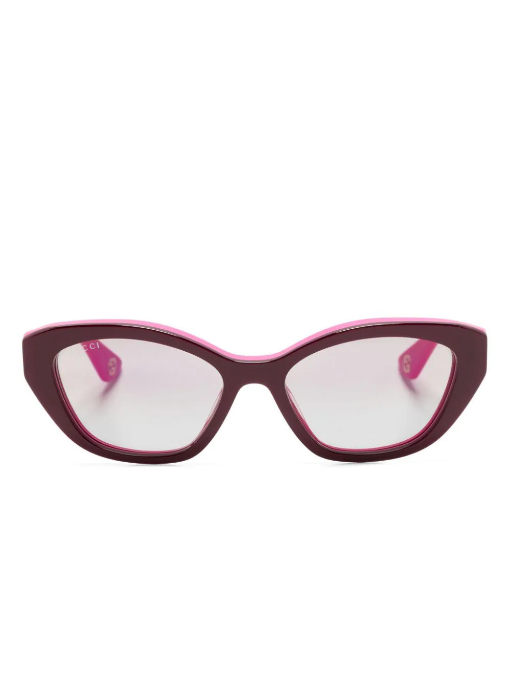Gucci Eyewear cat-eye sunglasses - Purple | Farfetch Global